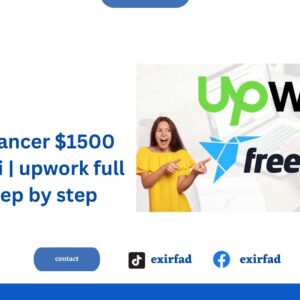 Noqo freelancer $1500 samee bishii | upwork full course step by step