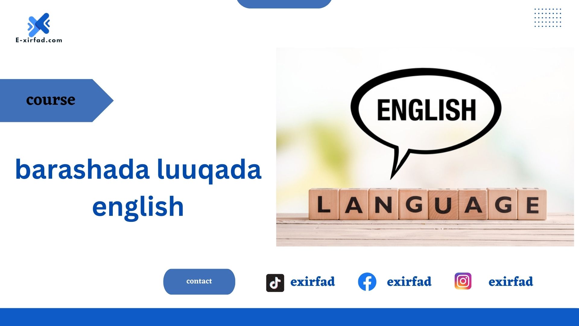 barashada luuqada english